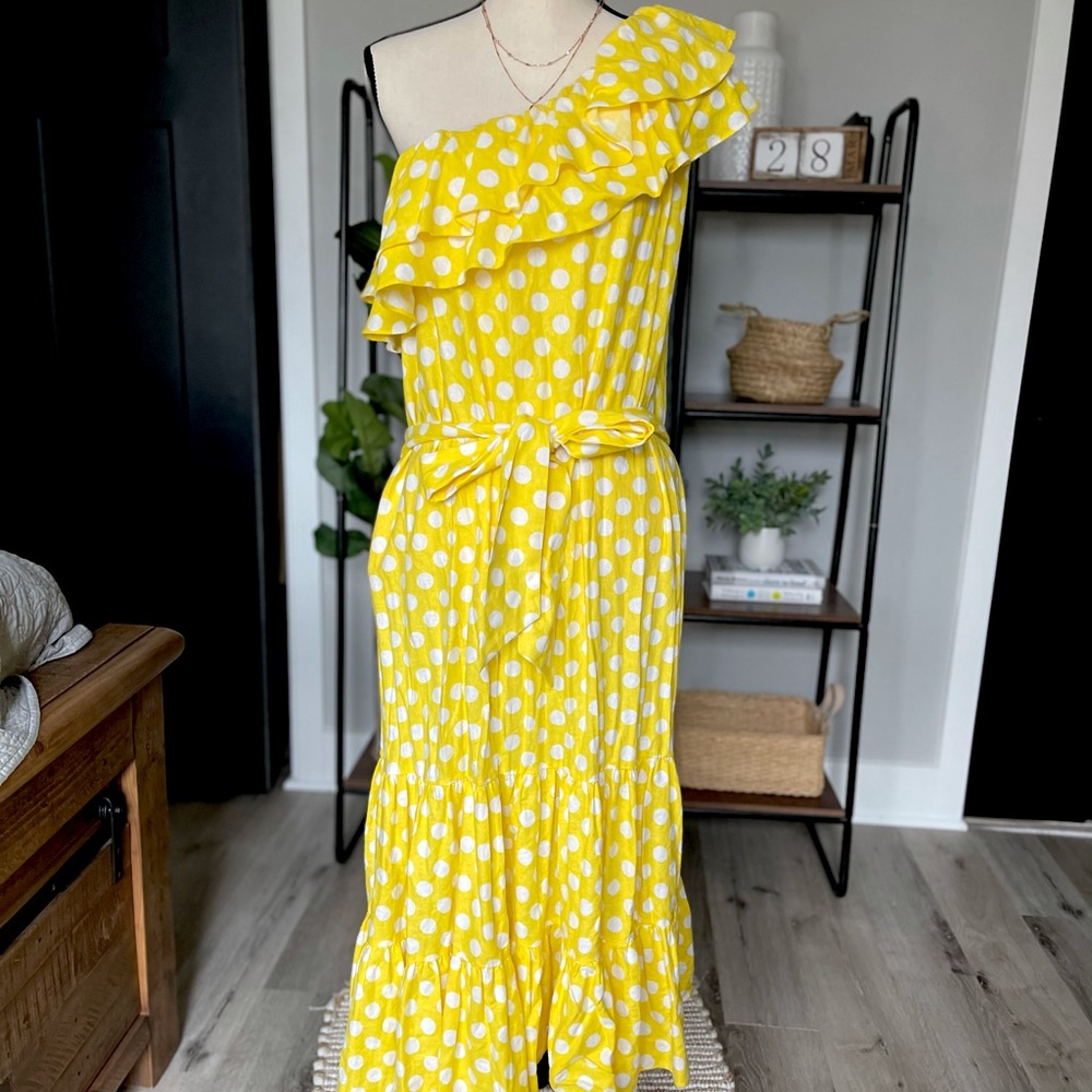 Lisa Marie Fernandez Target Yellow Polka Dot Dress